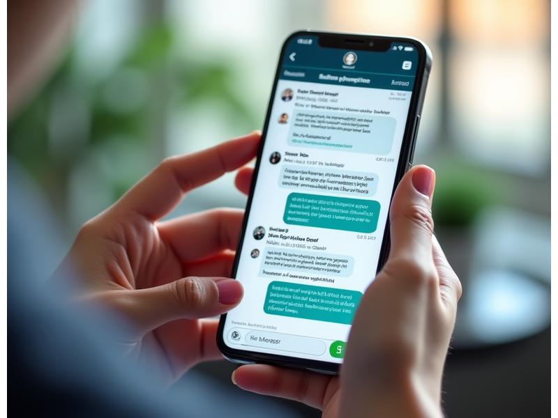 Un client interagissant avec une interface de chatbot IA sur un site d'e-commerce affichant des recommandations de produits personnalisées, sur un écran d'ordinateur ou de smartphone.